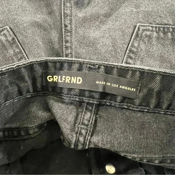 NWT GRLFRND Black Cut Offs Jeans - Picture 4 of 5